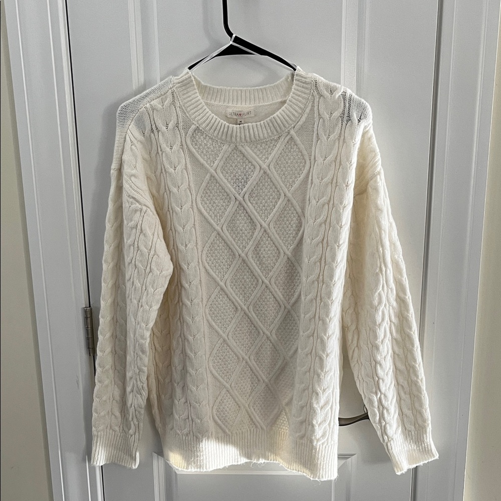 Ivory Knit Sweater NWT